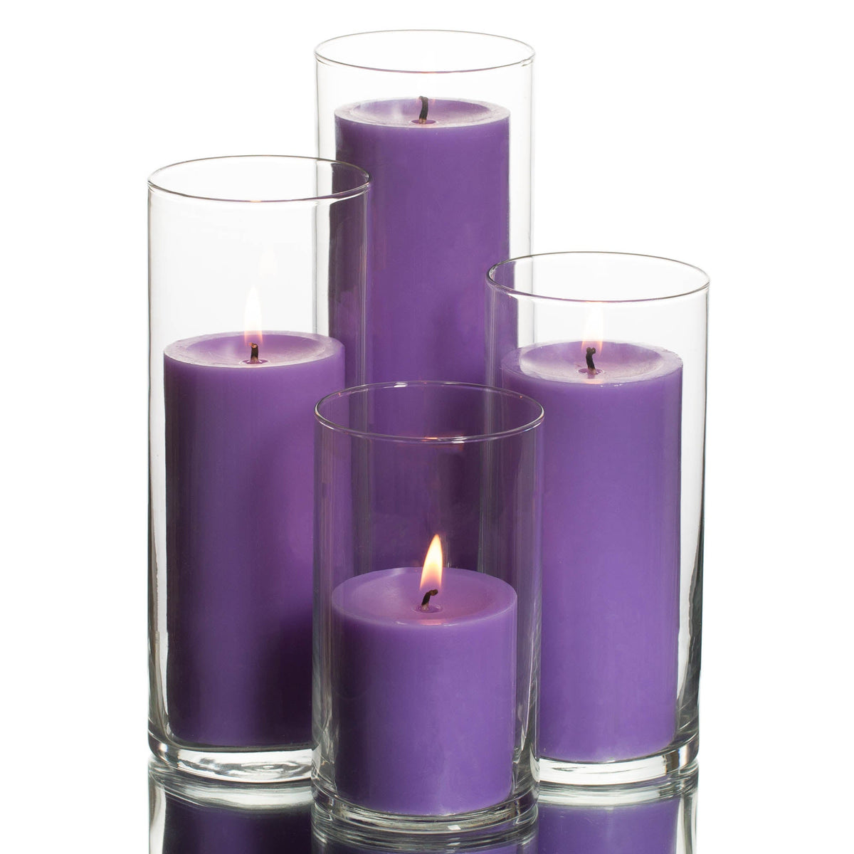 richland pillar candles eastland cylinder holders set of 48 - view 9