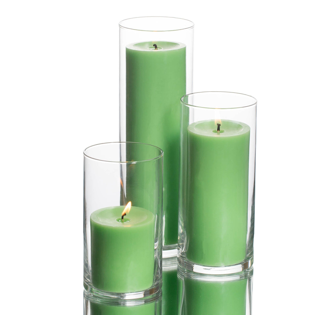 pillar candles cylinder holders set 03 - view 13