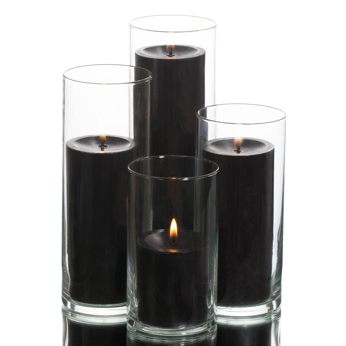 Richland Pillar Candles & Eastland Cylinder Holders Set of 48 - view 2