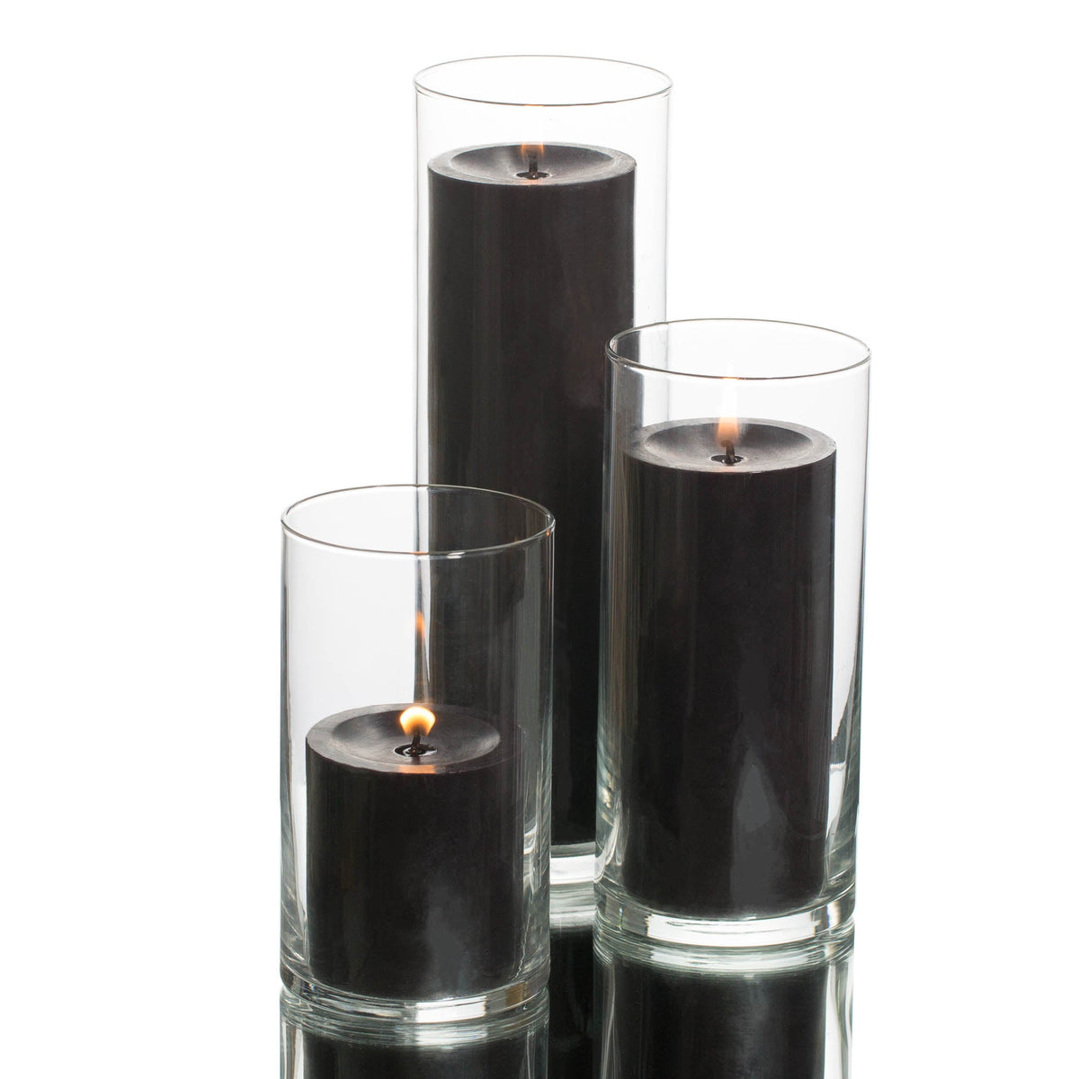 pillar candles cylinder holders set 03 - view 9