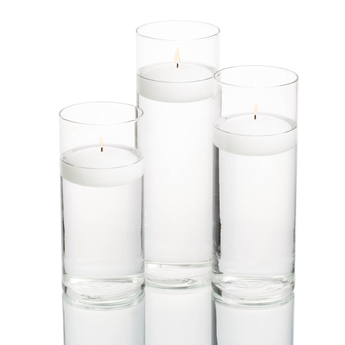 Richland Floating Candles & Eastland Cylinder Holders Set of 36 - view 1