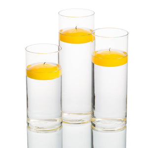 2 of 32: Richland Floating Candles & Eastland Cylinder Holders Set of 3