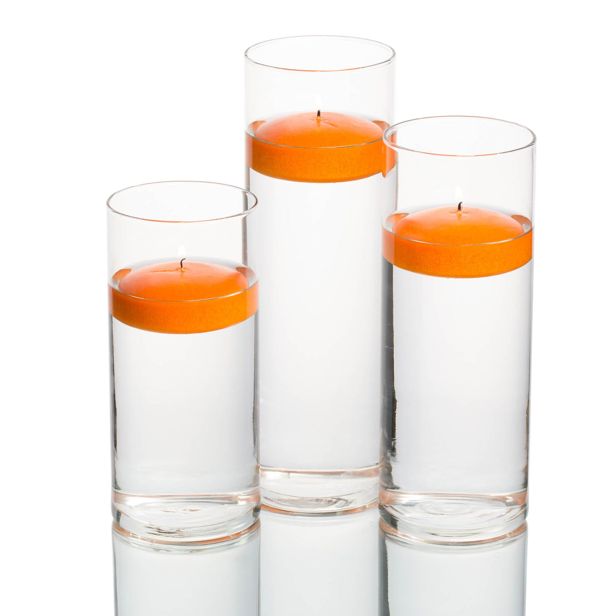 floating candles cylinder holders set 03 - view 12