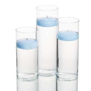 13 of 32: floating candles cylinder holders set 03