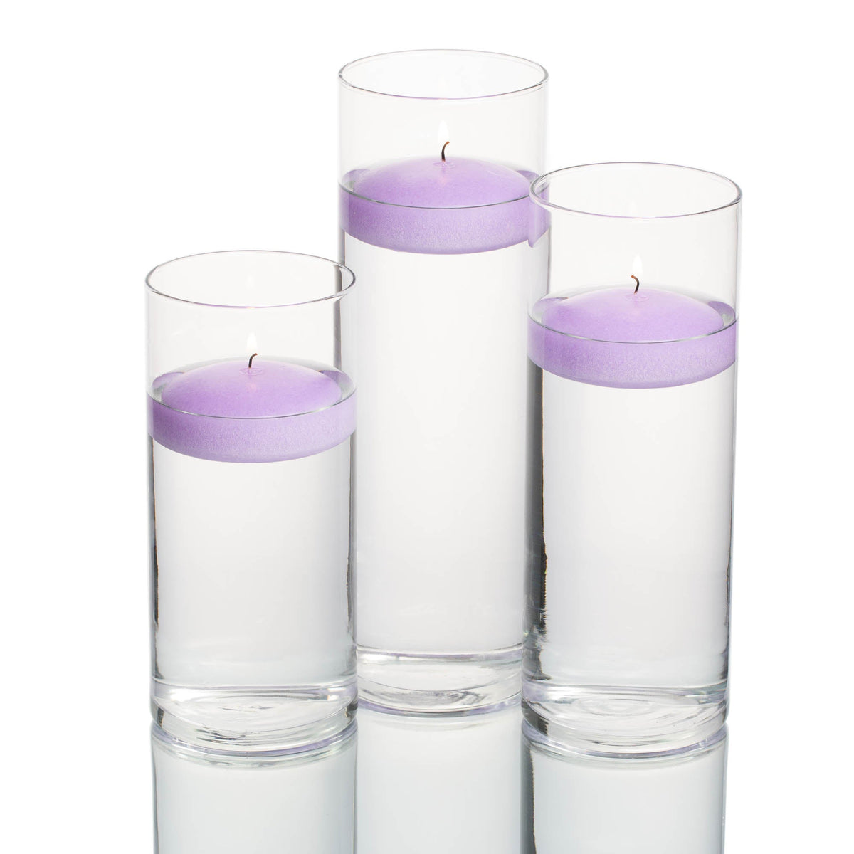 floating candles cylinder holders set 03 - view 15