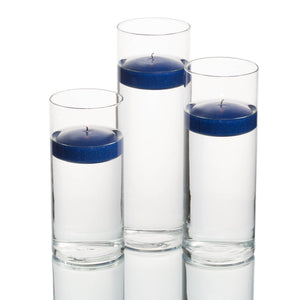 9 of 32: floating candles cylinder holders set 03