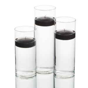 6 of 32: floating candles cylinder holders set 03