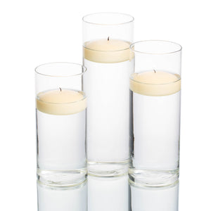 5 of 32: floating candles cylinder holders set 03