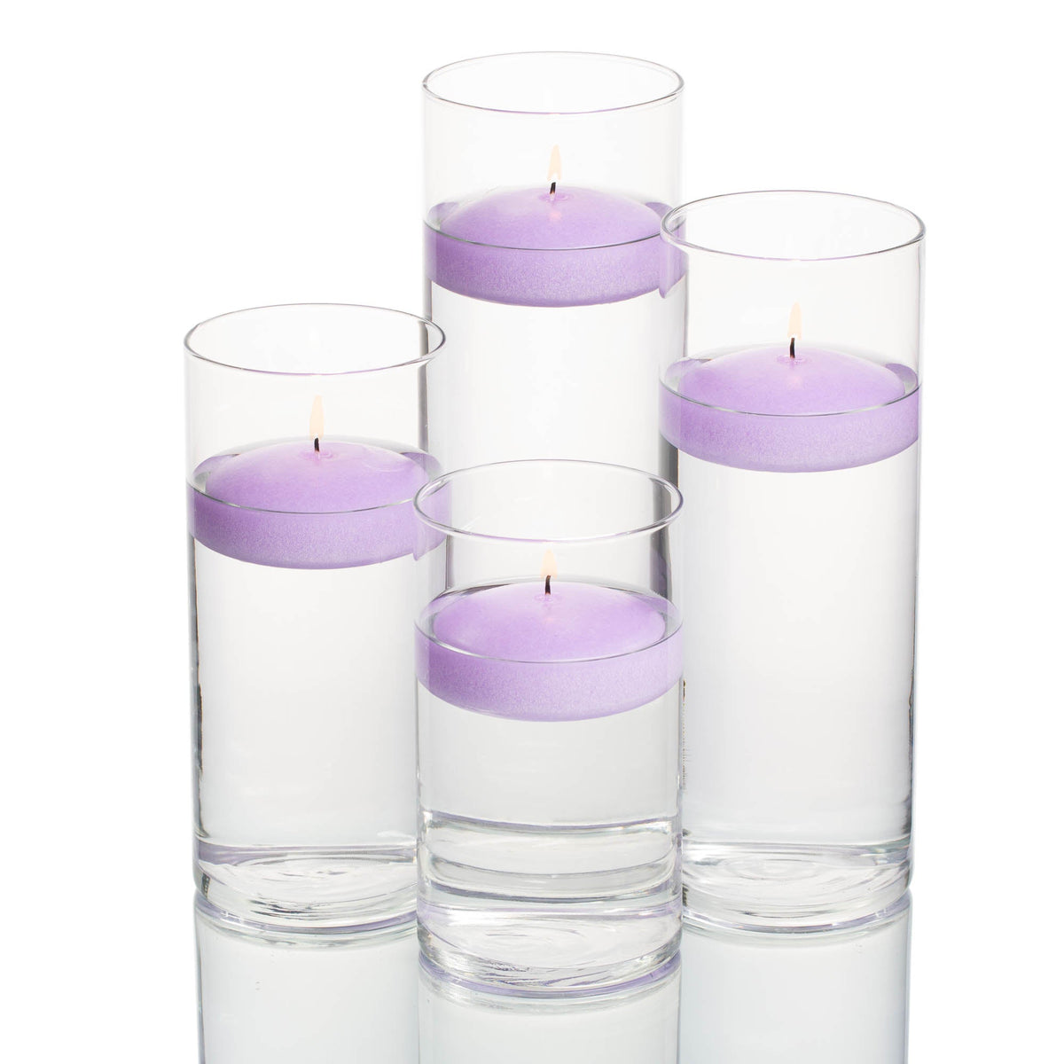 richland floating candles eastland cylinder holders set of 48 - view 13