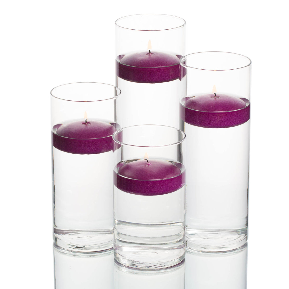 richland floating candles eastland cylinder holders set of 48 - view 5