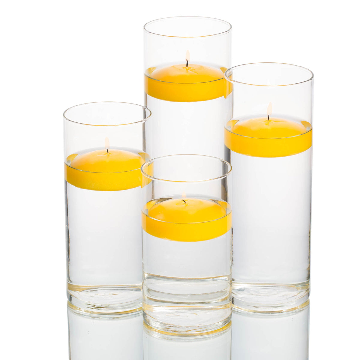 richland floating candles eastland cylinder holders set of 4 - view 12