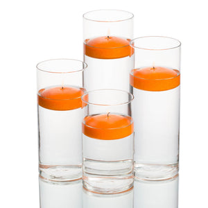 2 of 15: richland floating candles eastland cylinder holders set of 48