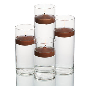 10 of 15: richland floating candles eastland cylinder holders set of 48