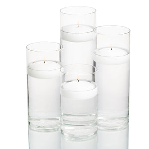 1 of 15: Richland Floating Candles & Eastland Cylinder Holders Set of 48