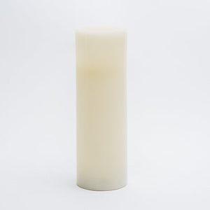 4 of 4: richland flameless led pillar candle 3 x9 ivory
