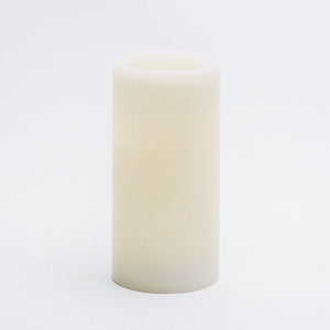 4 of 4: richland flameless led pillar candles 3 x6 ivory set of 6