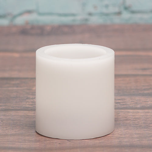 richland flameless led pillar candle 3 x 3 white - view 1