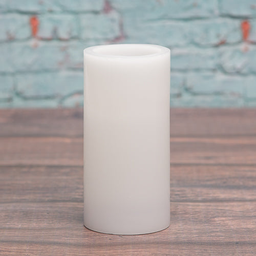 richland flameless led pillar candle 3 x6 white - view 1
