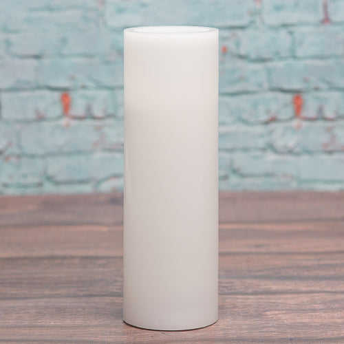 richland flameless led pillar candles 3 x9 white set of 6 - view 1