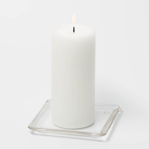 2 of 5: Eastland Square Glass Pillar Plate 5" Set of 12