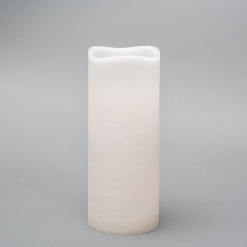 Richland 4" x 10" Large LED Pillar Candle with Wavy Top - view 1