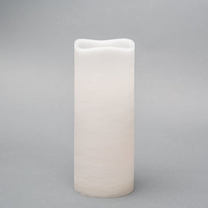 1 of 4: Richland 4" x 10" Large LED Pillar Candle with Wavy Top - Set of 6