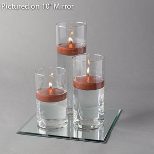 7 of 17: square mirror centerpiece candles set 3