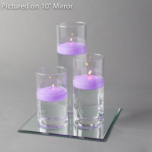 square mirror centerpiece candles set 3 - view 16
