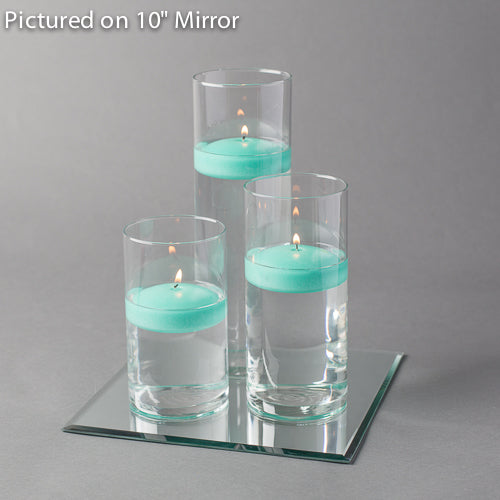 square mirror centerpiece candles set 3 - view 12