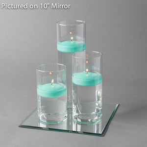 12 of 17: square mirror centerpiece candles set 3