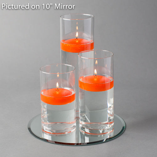round mirror centerpiece candles set 3 - view 9