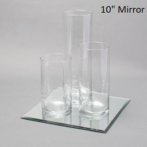 4 of 18: Eastland Square Mirror and Cylinder Vase Centerpiece with Richland 3" Floating Candles Set 