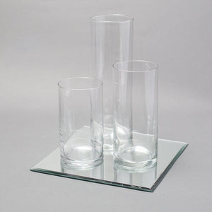 1 of 6: Eastland Square Mirror and Cylinder Vase Centerpiece Set of 4