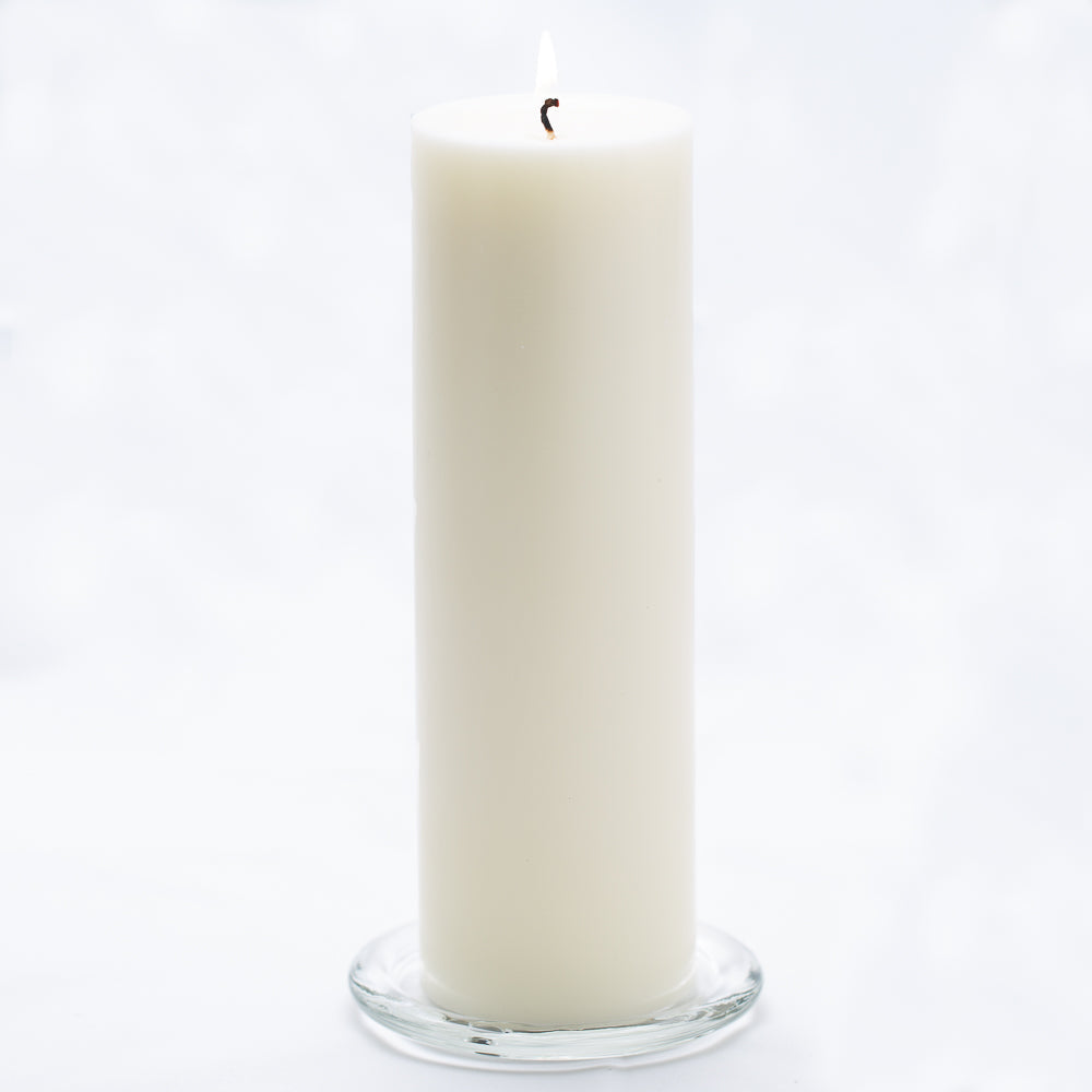 richland pillar candles 3 x9 light ivory set of 12 - view 1