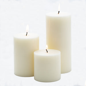 4 of 4: richland 4 x 6 light ivory pillar candle