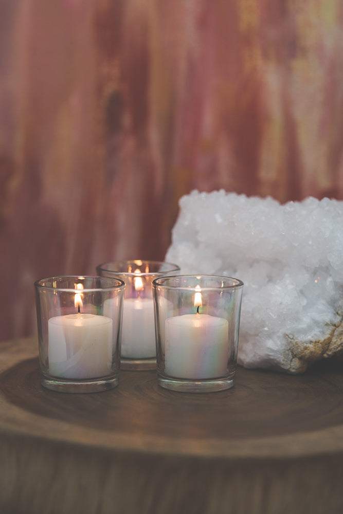 Richland Iridescent Votive Candle Holder Set of 12 - view 3