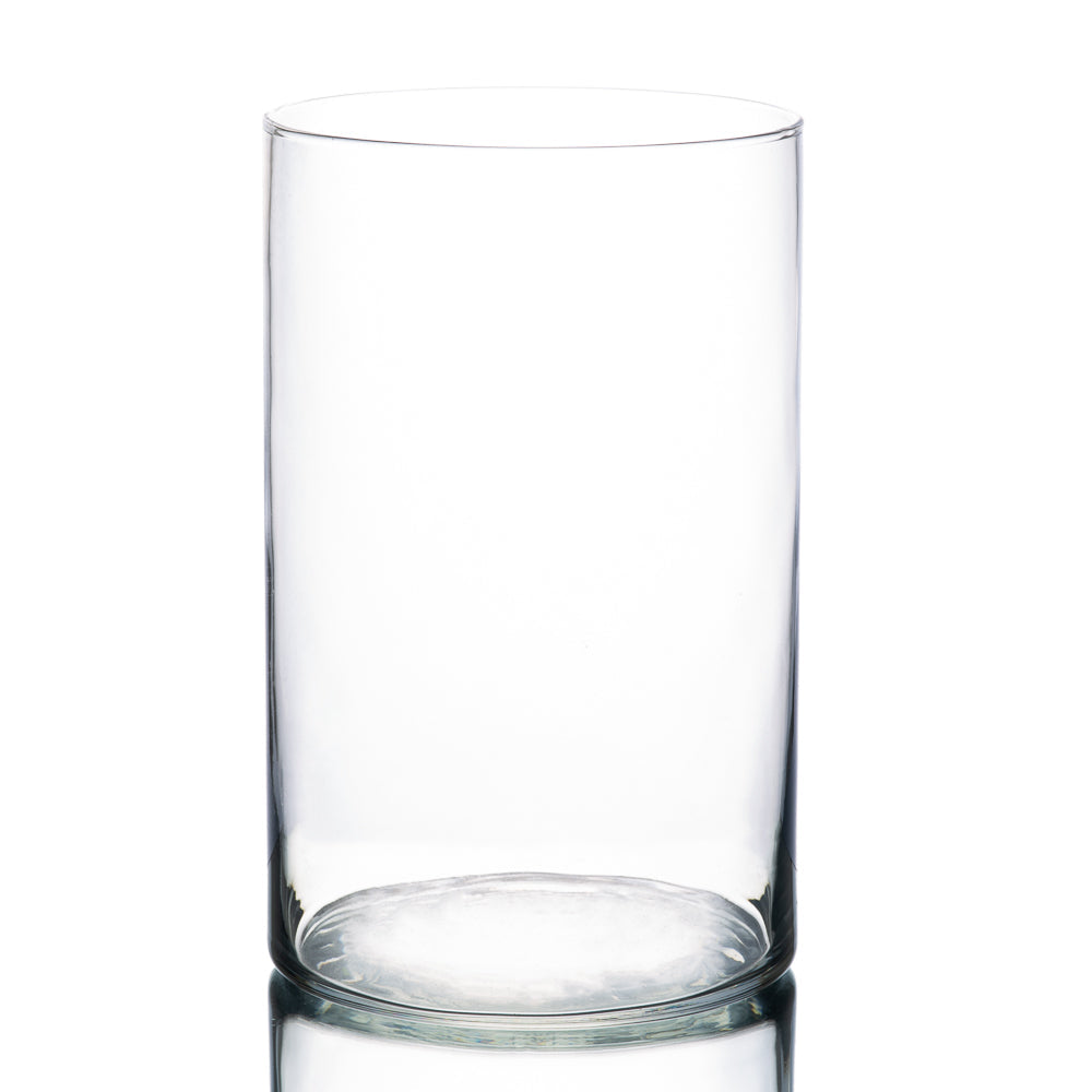Richland Wide Cylinder Vase 6" x 10" Set of 2 - view 1