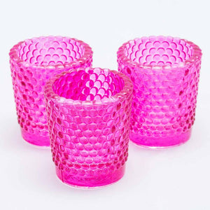 1 of 2: richland votive holder hobnail pink set of 72