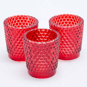 1 of 4: richland votive holder hobnail red set of 72