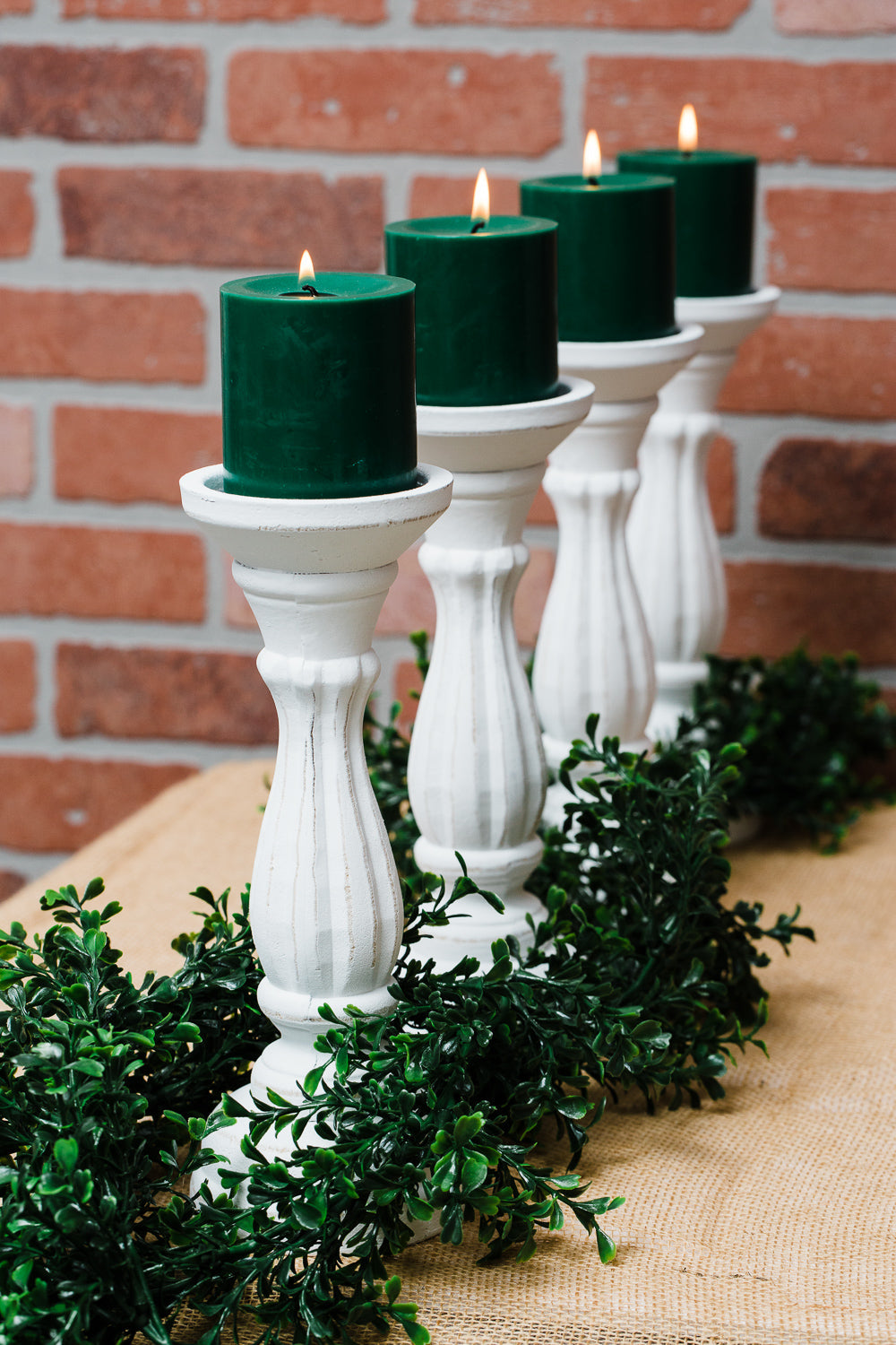 9ft Faux Boxwood Garland - view 5