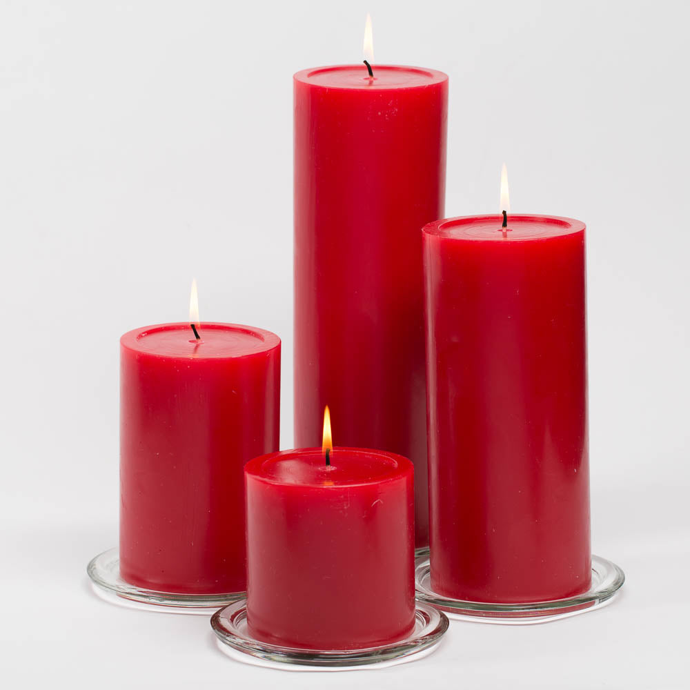 richland 4 x 4 red pillar candle