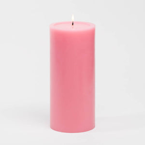 1 of 2: richland 4 x 9 pink pillar candle