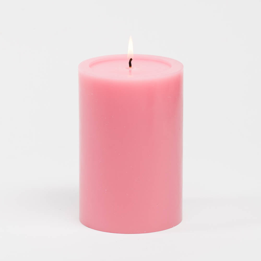 richland 4 x 6 pink pillar candle - view 1