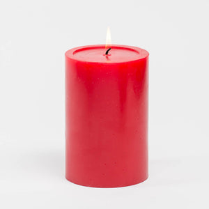 1 of 2: Richland 4" x 6" Red Pillar Candle
