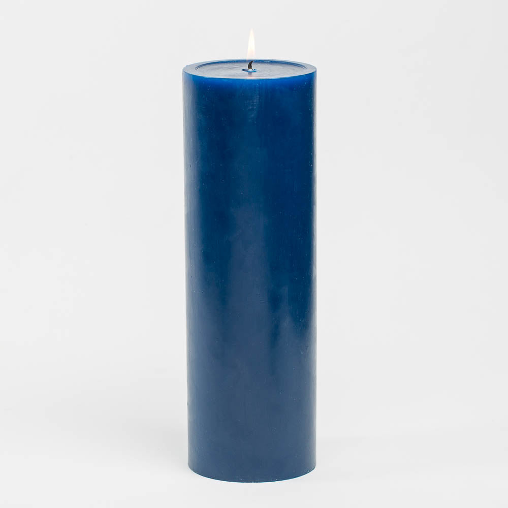 Richland 4" x 12" Navy Blue Pillar Candle Set of 6 - view 1