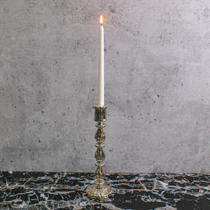2 of 4: richland ribbed unique mercury glass taper candle holder 13