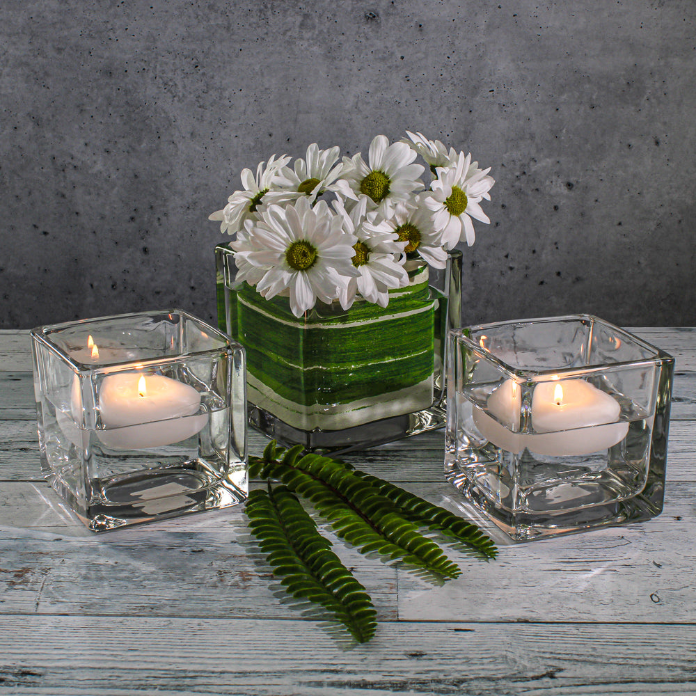 richland 4 glass cube set of 12