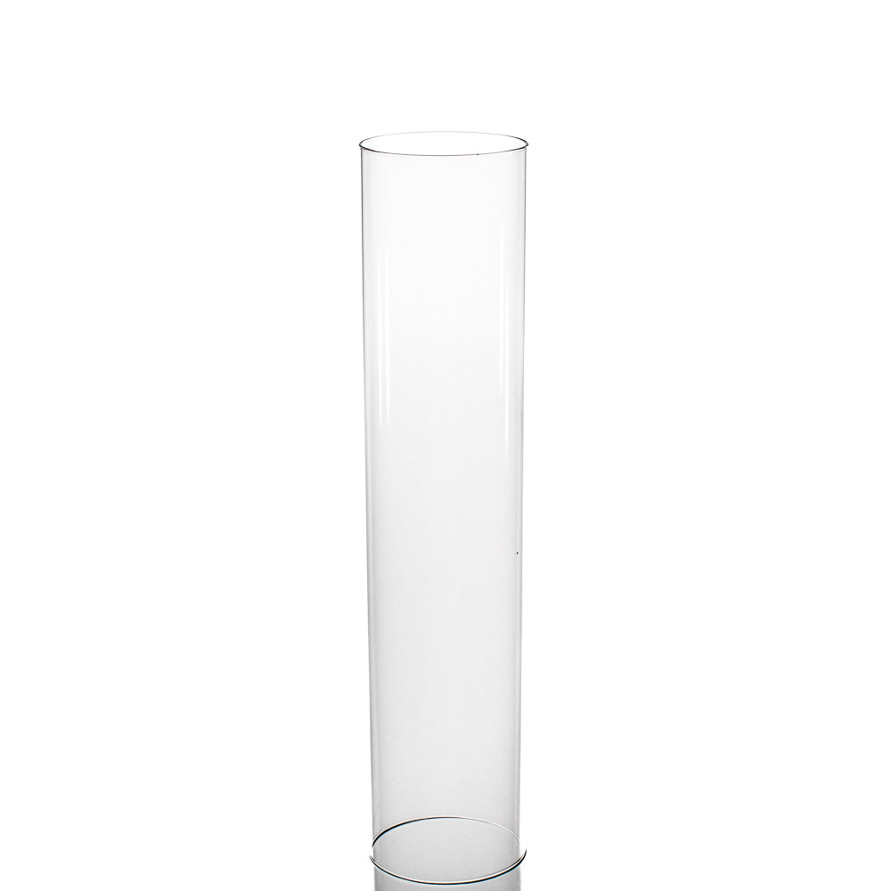 Glass Chimney Candle Shade 4" x 18" – Set of 2