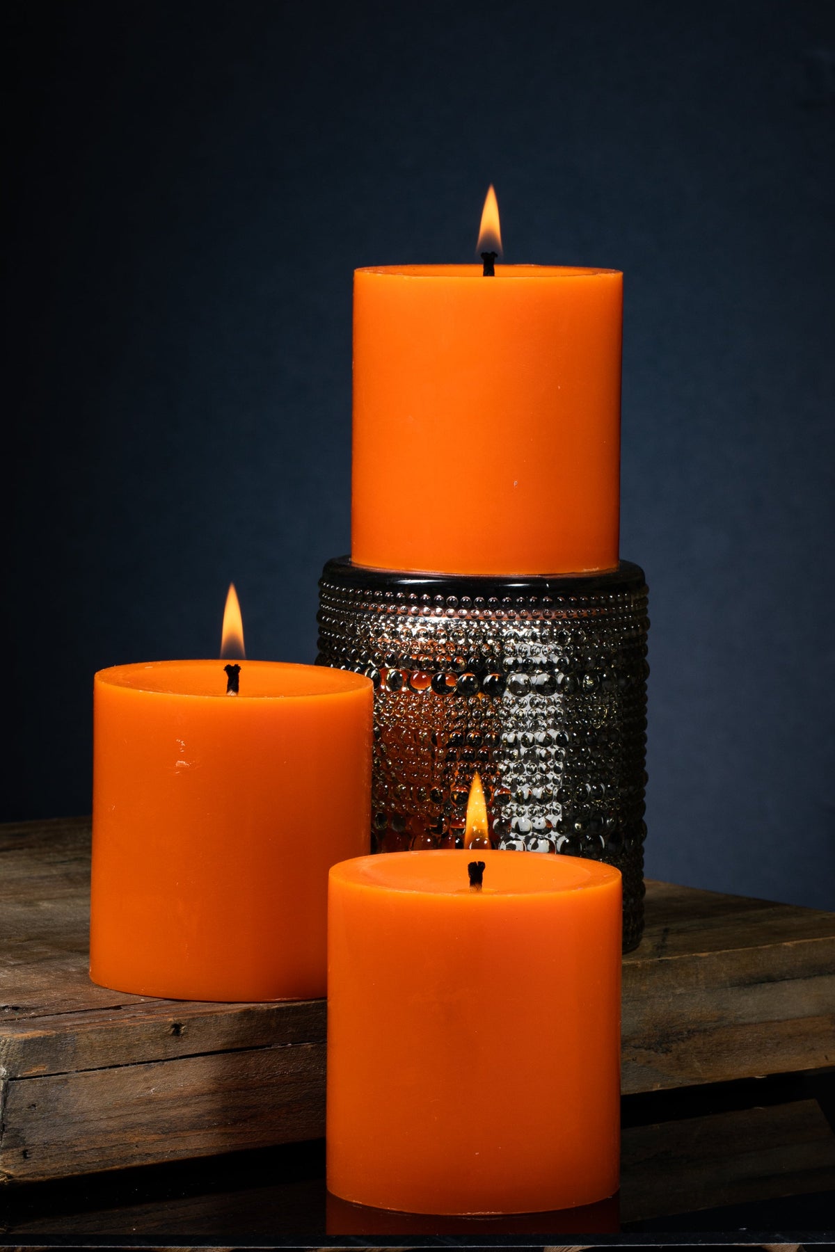 Richland Pillar Candle 3"x3" Orange - view 3