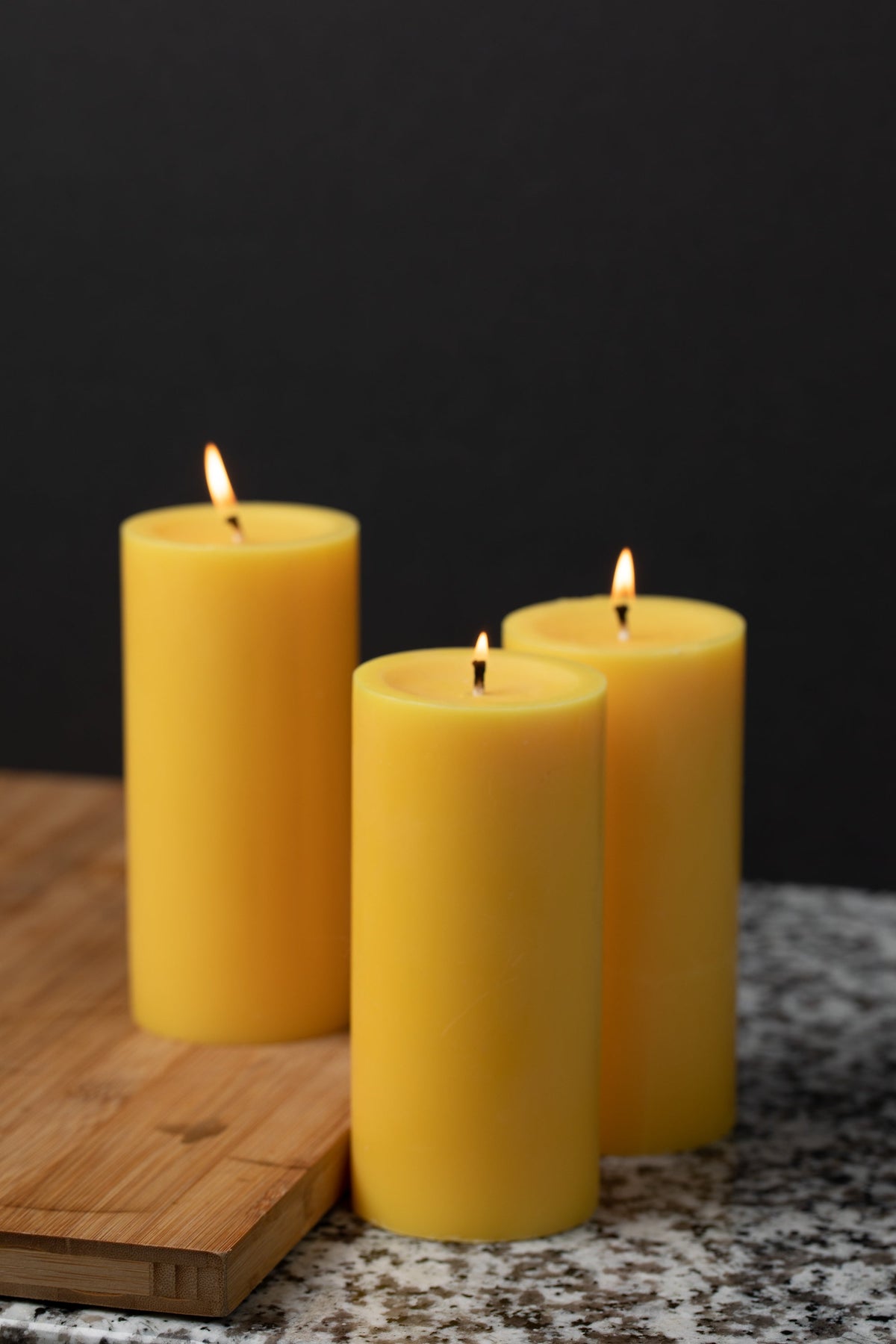 Richland Pillar Candle 3"x6" Yellow - view 2